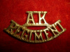 The Azad Kashmir Regiment Shoulder Title - Pakistan